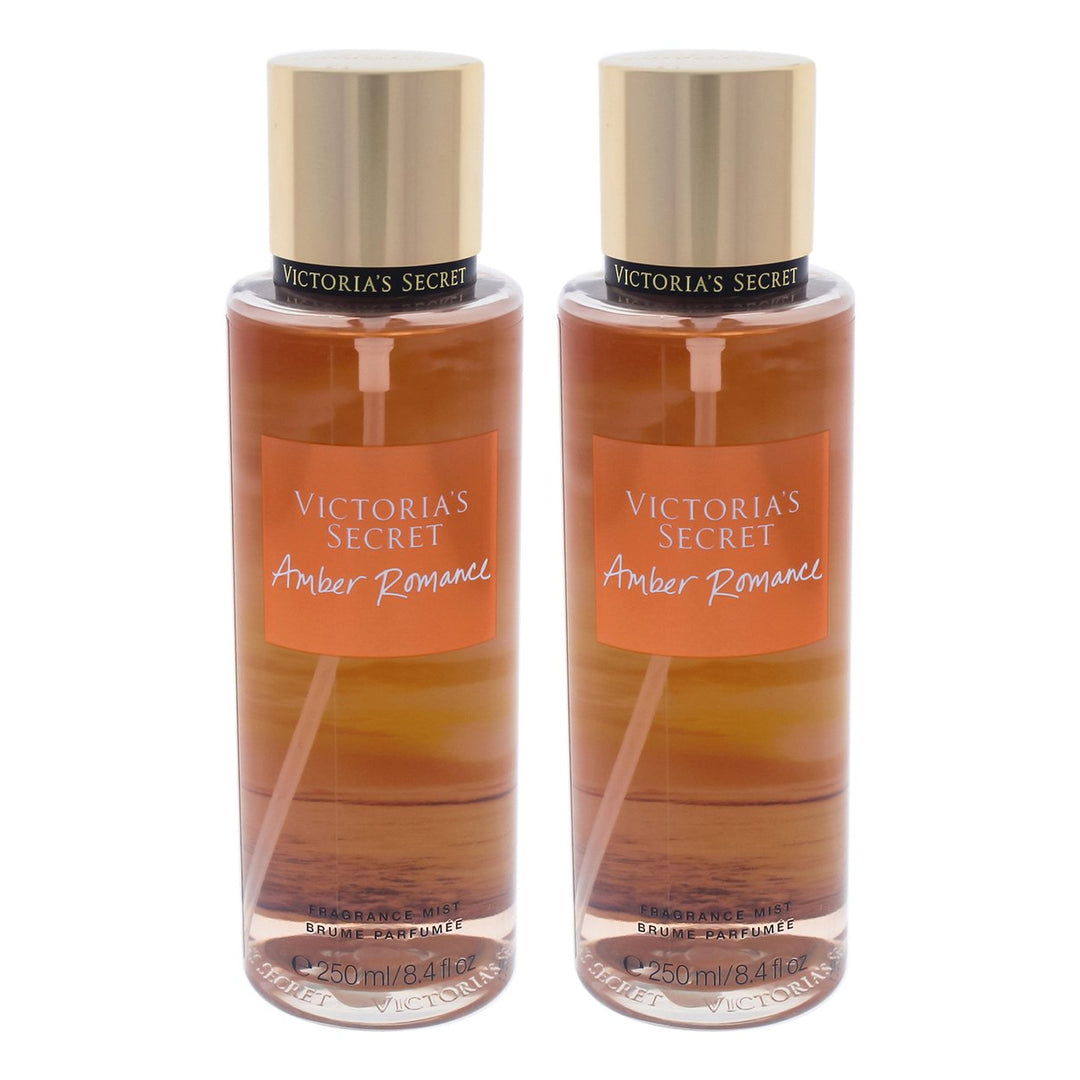 Victorias Secret Amber Romance - Pack of 2 Fragrance Mist 8.4 oz Image 1