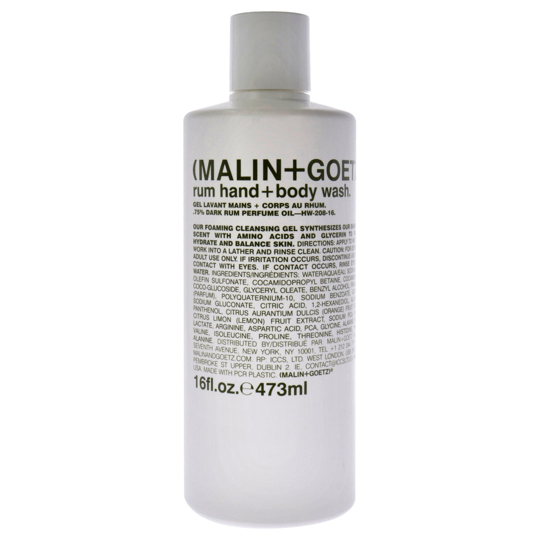 Malin + Goetz Unisex BATHBODY Rum Body Wash 16 oz Image 1