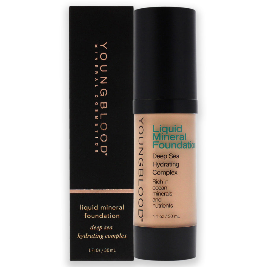 Youngblood Liquid Mineral Foundation - Bisque 1 oz Image 1