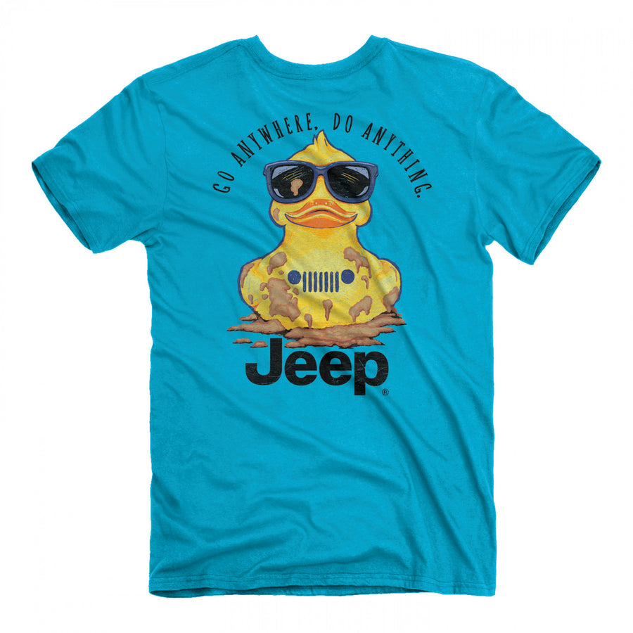 Jeep Duck Go Anywhere Do Anything Front and Back Print T-Shirt Image 1