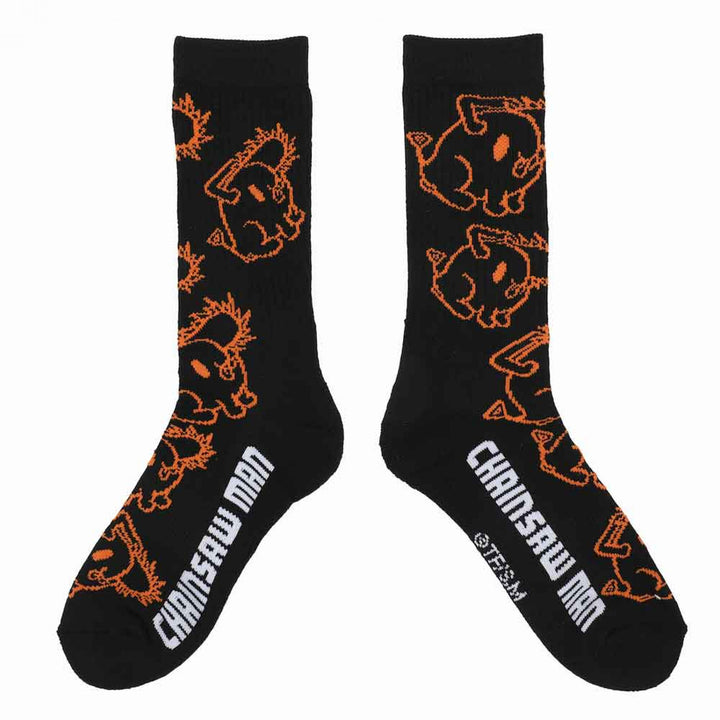 Chainsaw Man Pochita Crew Socks Image 2