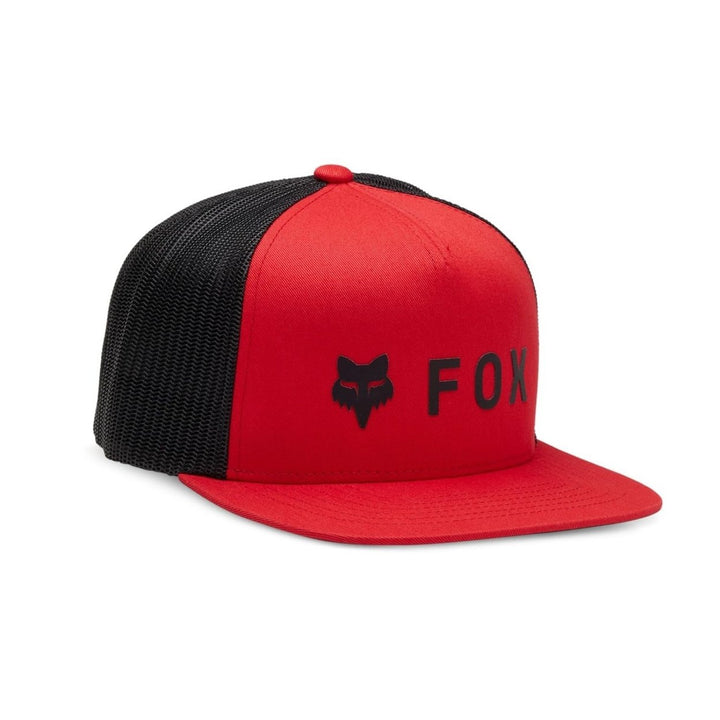 Fox Racing Mens Absolute Mesh Snapback Cap Flame Red One Size FOXR ABSOLUTE Image 2