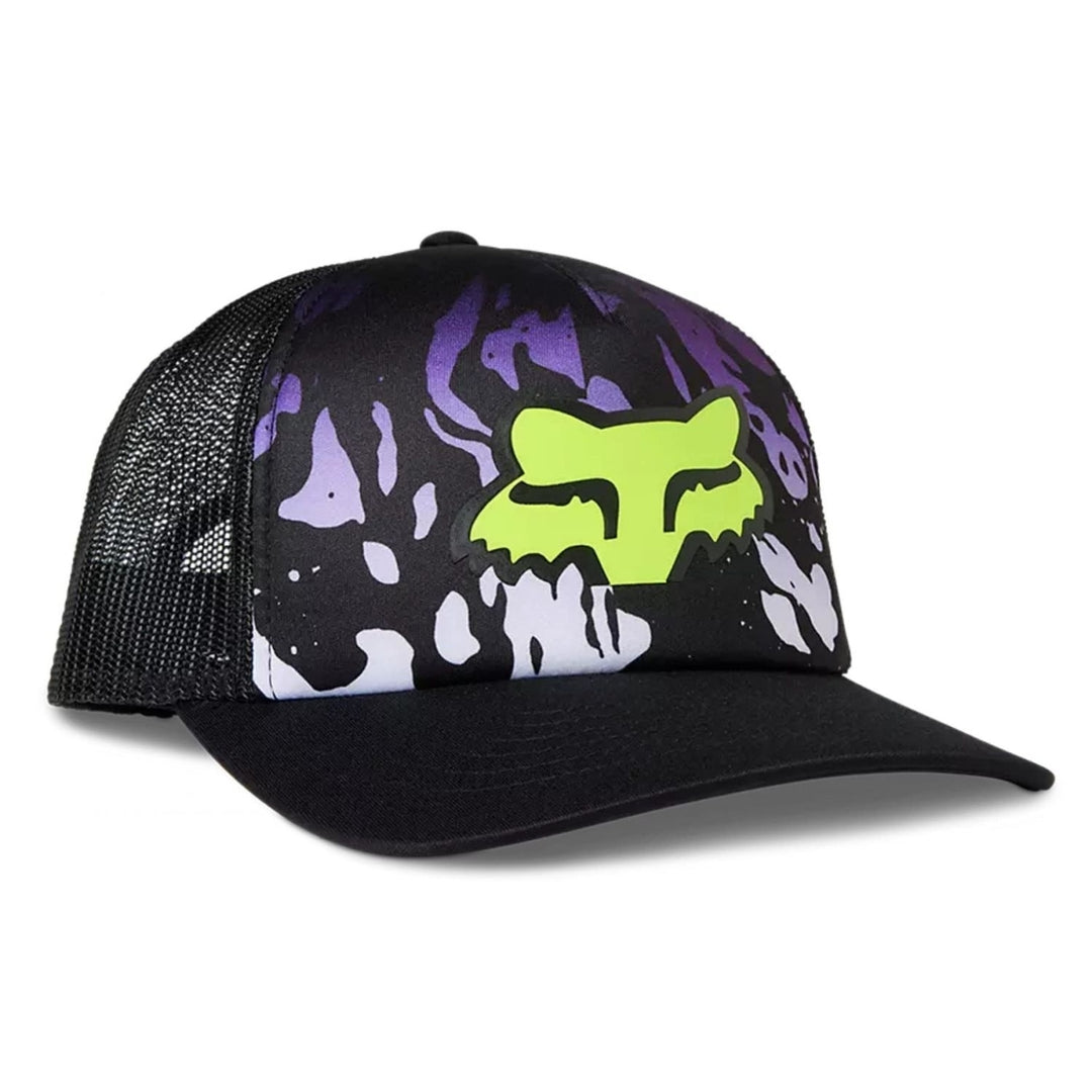 Fox Racing Morphic Womens Snapback Trucker Hat Black Image 2