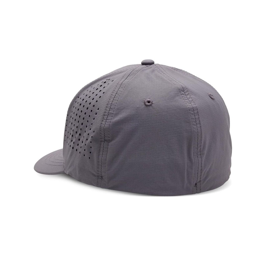 Fox Racing Non Stop Tech Flexfit Cap STL Gray Mens Adjustable Hat Image 2