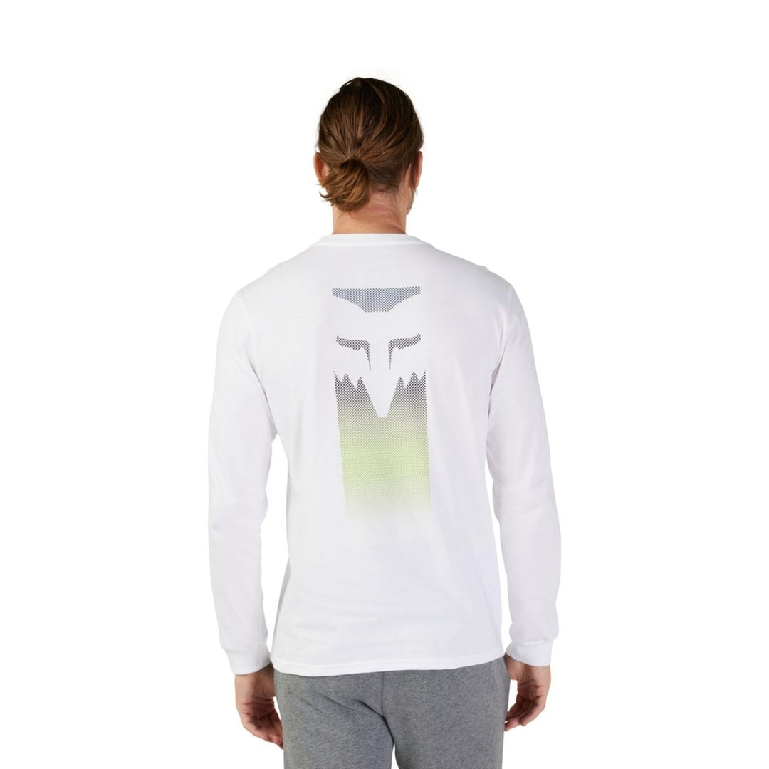 Fox Racing Mens Flora Ls Prem Tee OPT WHT Image 2