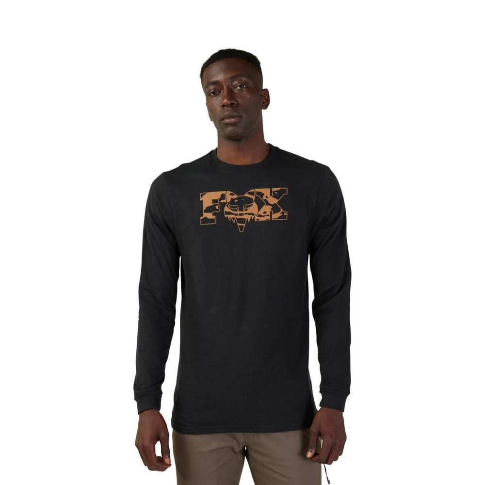 Fox Racing Cienega Long Sleeve Premium Tee Mens Opt White Size [Model] Image 2