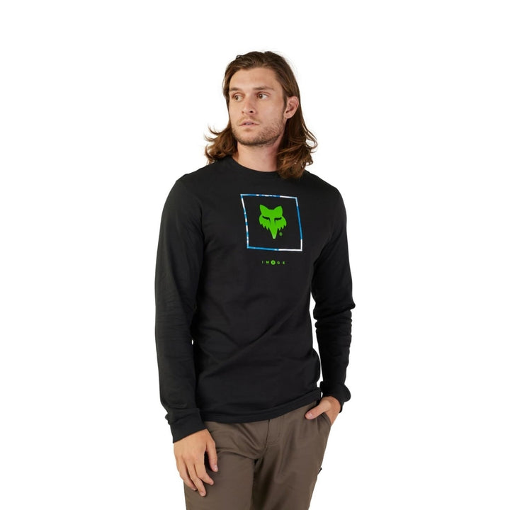 Fox Racing Mens Atlas Ls Prem Tee HTR GRAPH Image 1