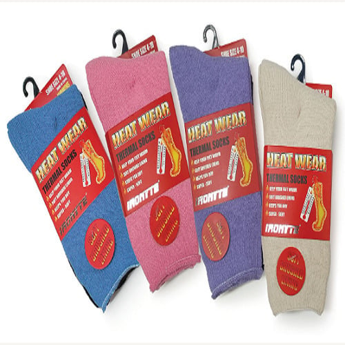 Heat Wear Thermal Socks 8 Pairs Soft Warm Winter Unisex Thick Cozy Footwear Image 2