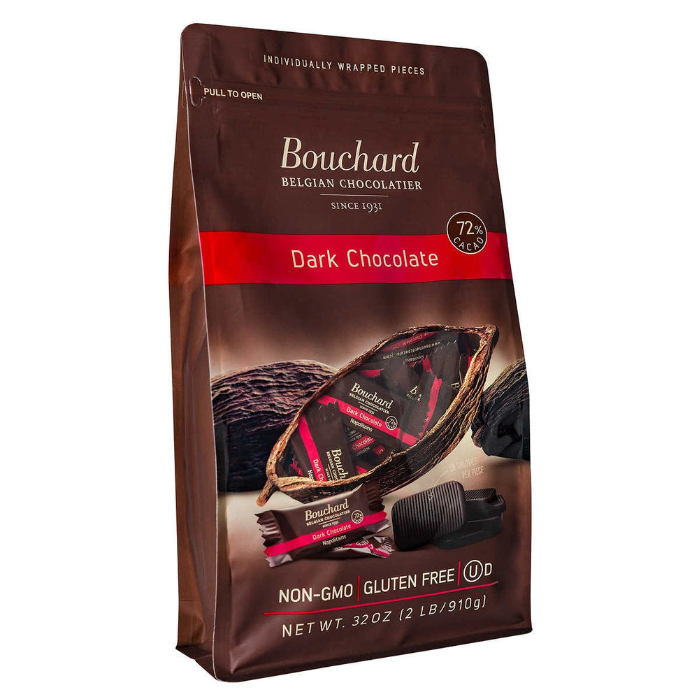 Bouchard Belgian Napolitains Premium Dark Chocolate 32 Ounce Image 2