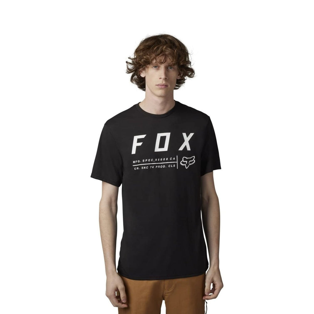 Fox Racing Mens Standard Non Stop Short Sleeve Tech Tee  BLK Image 2