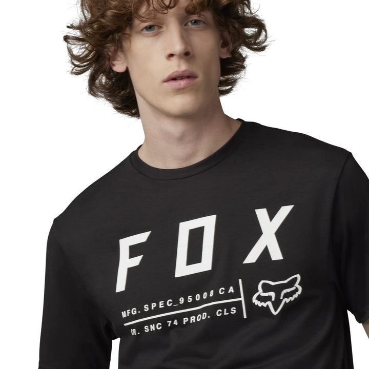 Fox Racing Mens Standard Non Stop Short Sleeve Tech Tee  BLK Image 4
