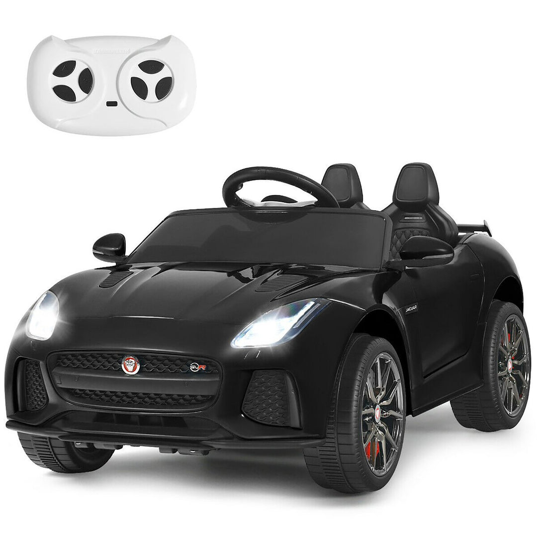 Costway 12V Jaguar F-Type SVR Licensed Kids Ride On Car Motorized Vehicle w/ MP3 Navy Image 1