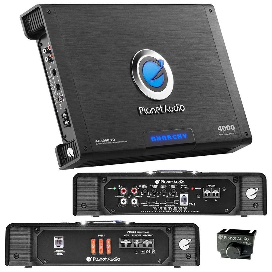 Planet Audio AC4000.1D Anarchy Series Car Audio Amplifier Image 1