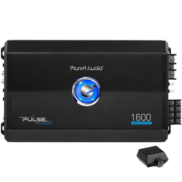 Planet Audio PL1600.4 Pulse 1600W 4 Channel Car Amplifier Remote Control 2-8 Ohm Image 2