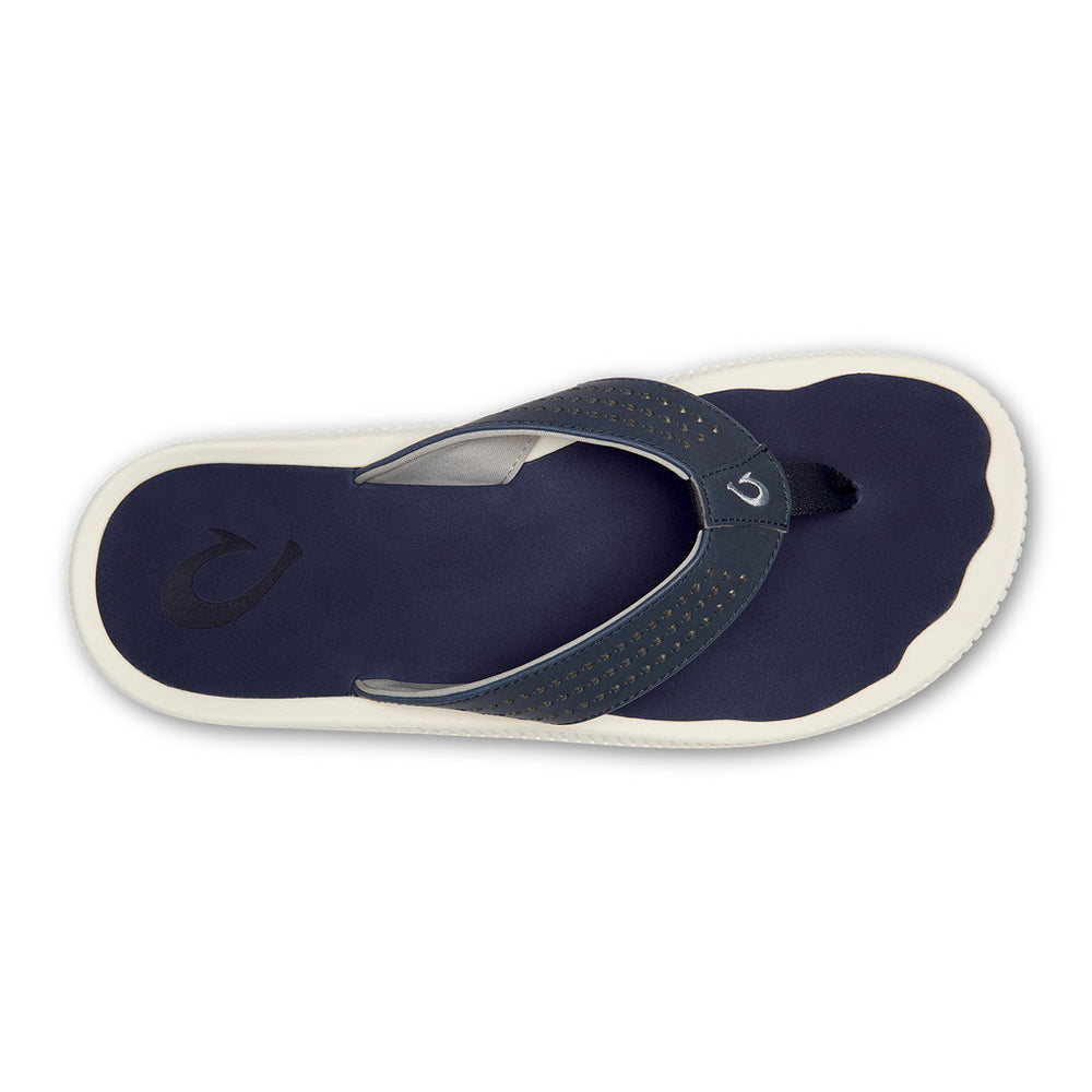 OluKai Mens Ulele Flip Blue Depth/Charcoal - 10435-TF26 Blue Depth / Charcoal Image 2