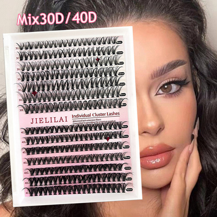 280Pcs DIY Lash Extension Kit Individual Lashes Cluster D Curl Eyelash Style 1 US Image 2