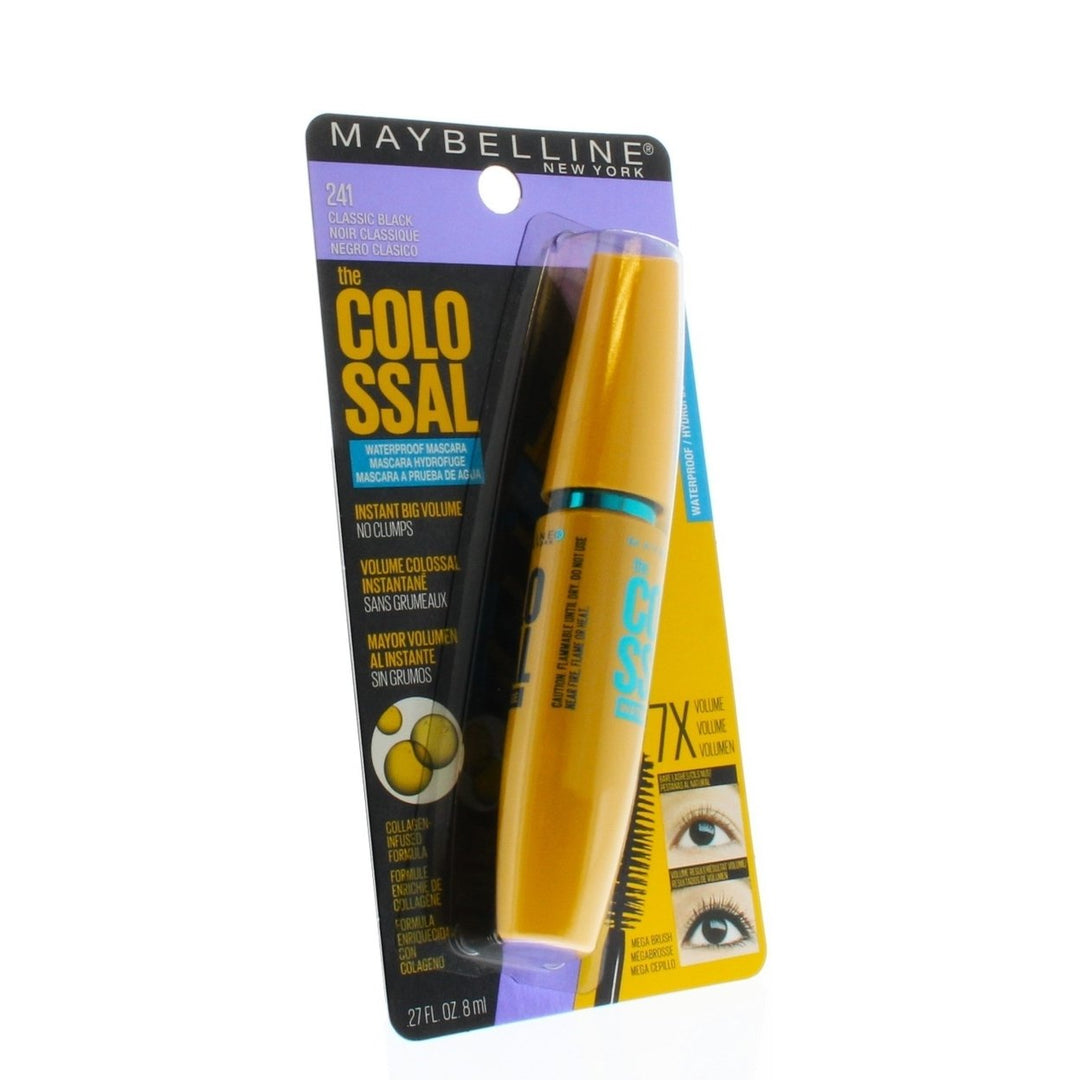 Maybelline VolumExpress Colossal Mascara Classic Black Waterproof 0.27oz 241 Image 3