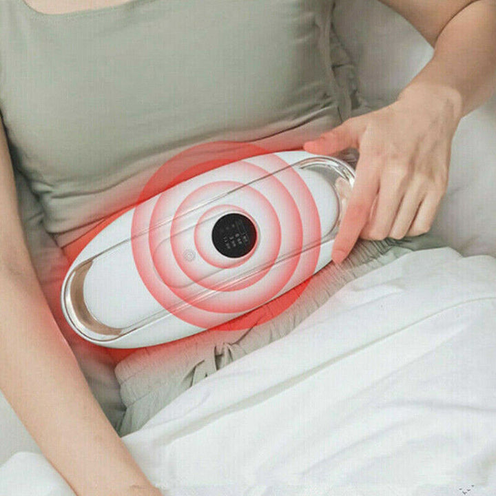 Massager Body Slimming Weight Loss Belly Belt Fat Burning Machine White Image 10