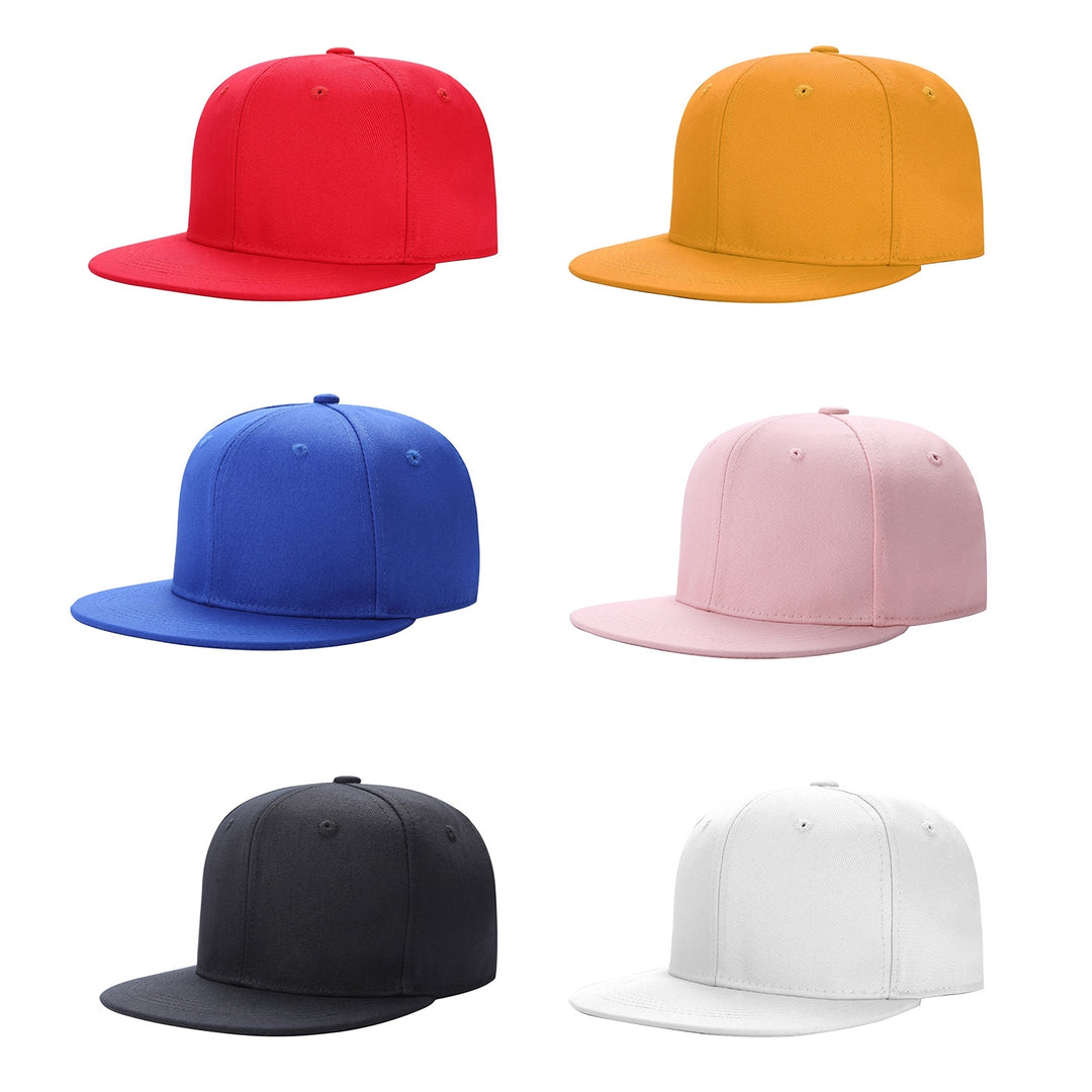 Baseball Cap Extended Brim Hip-hop Style Solid Color Anti-deformed Men Hat for Hiking Image 3