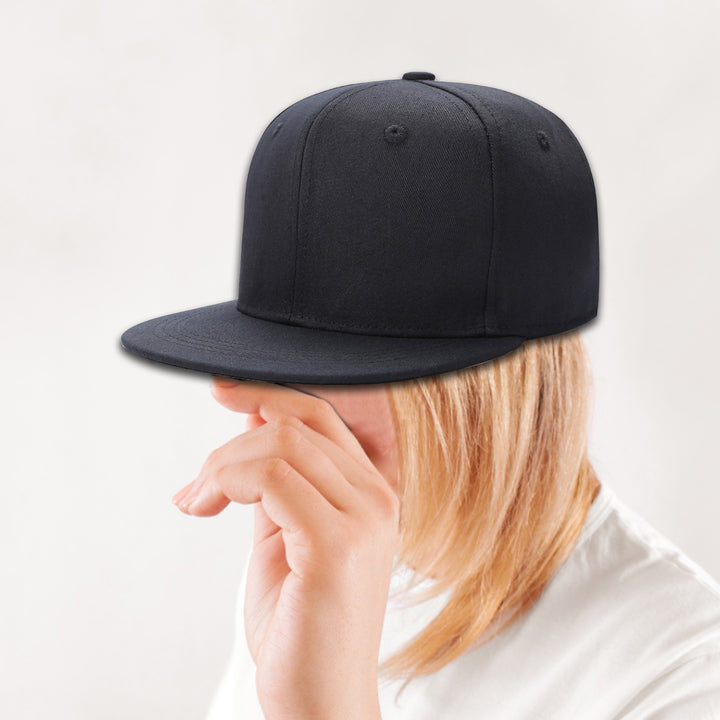 Baseball Cap Extended Brim Hip-hop Style Solid Color Anti-deformed Men Hat for Hiking Image 6