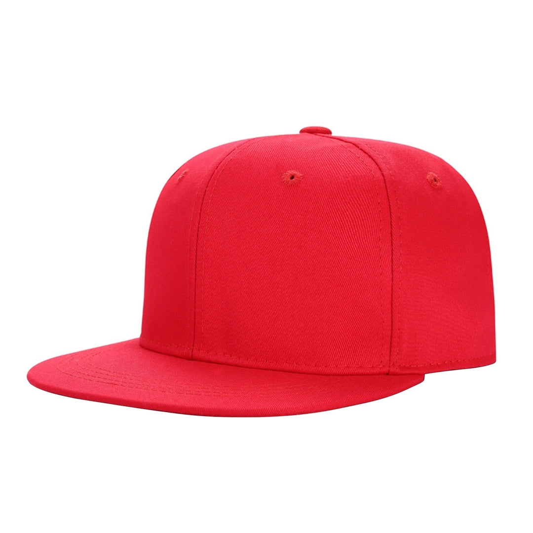 Baseball Cap Extended Brim Hip-hop Style Solid Color Anti-deformed Men Hat for Hiking Image 7