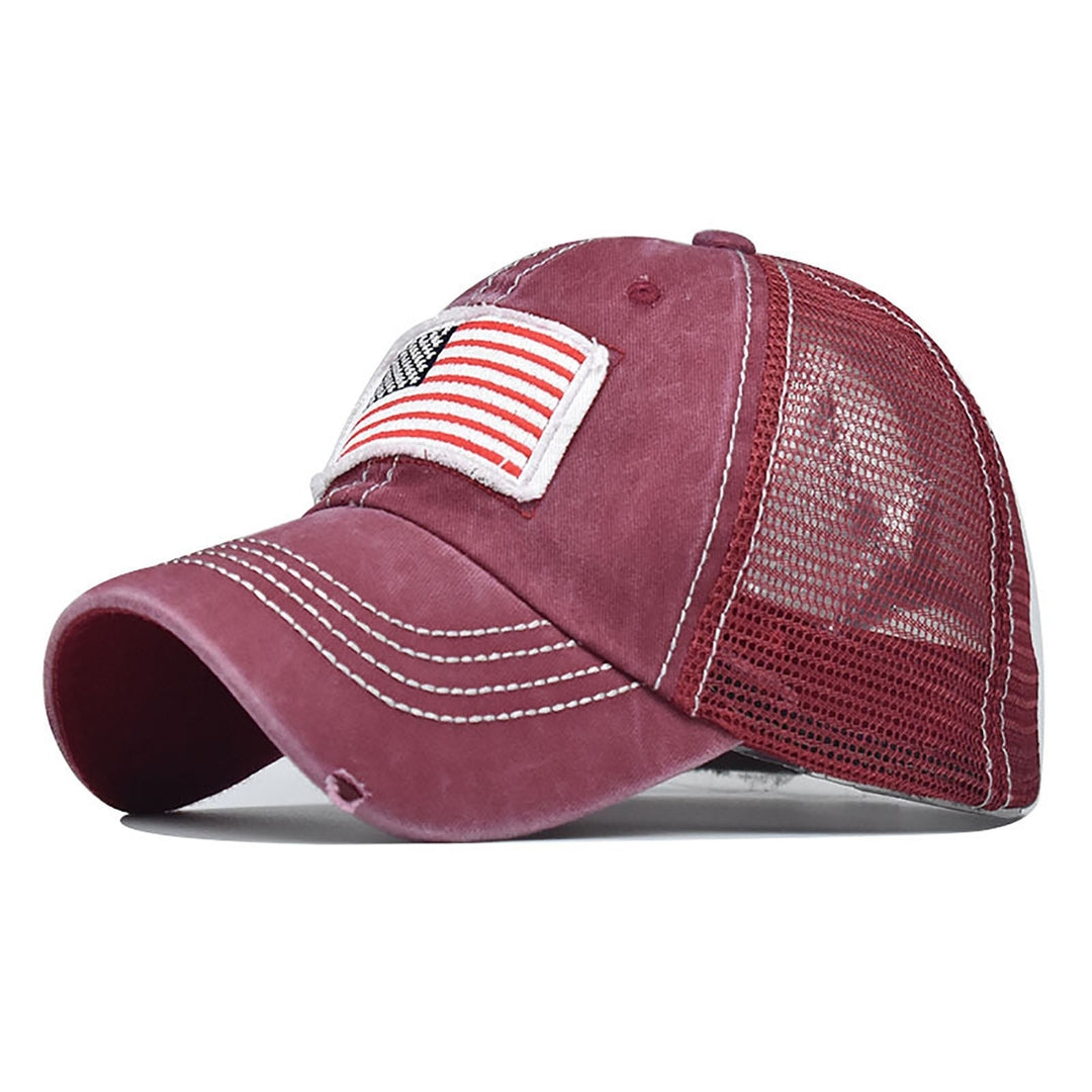 Baseball Cap Sun Protection Comfortable Washable Unisex Women Hat for Running Image 7