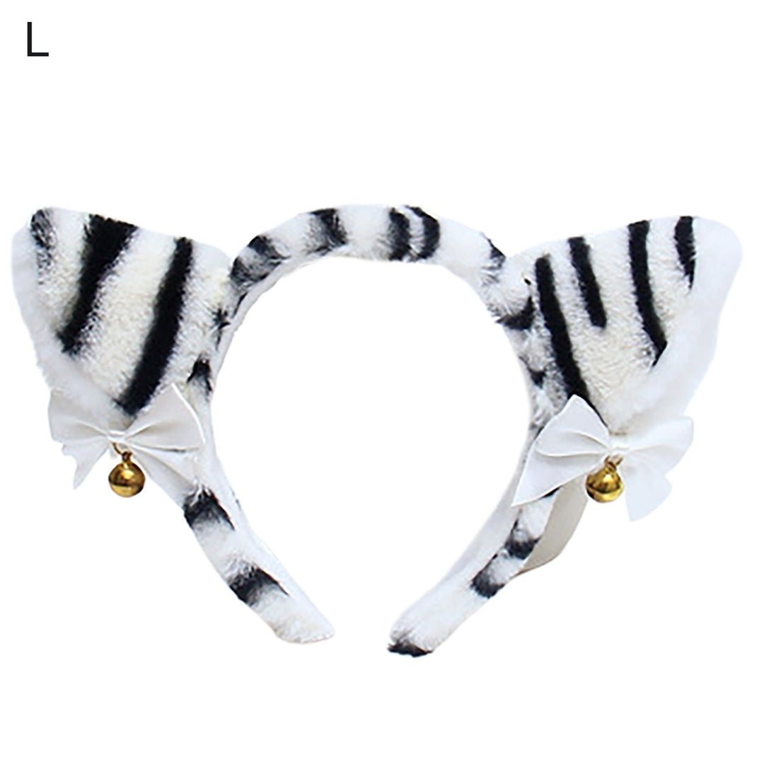 Women Cute Headband Good Flexibility Anti-deform Hair Accessories Cartoon Tiger Hair Hoop for Party Image 1