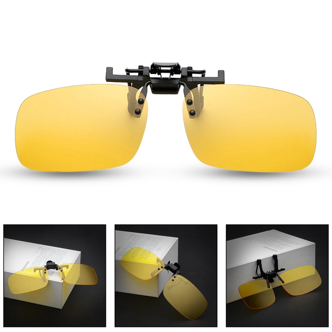 Sunglasses Clip Anti-reflective UV Protection Cozy Wear Polarized Clip On Sunglasses for Sport Image 1