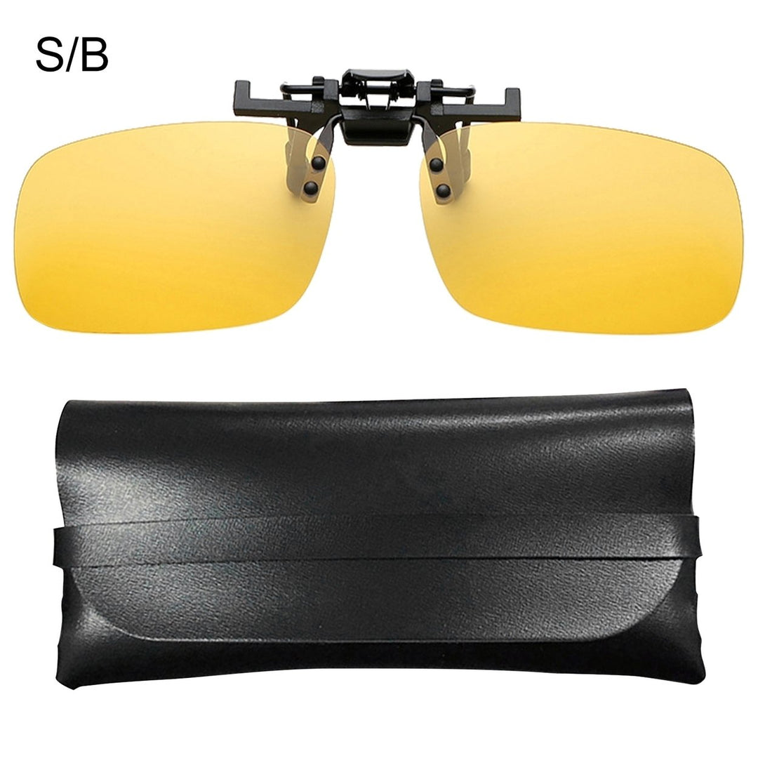 Sunglasses Clip Anti-reflective UV Protection Cozy Wear Polarized Clip On Sunglasses for Sport Image 3