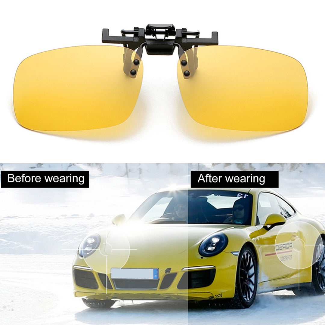 Sunglasses Clip Anti-reflective UV Protection Cozy Wear Polarized Clip On Sunglasses for Sport Image 7