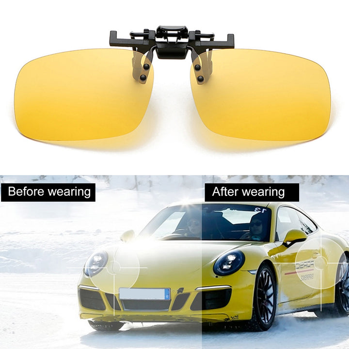 Sunglasses Clip Anti-reflective UV Protection Cozy Wear Polarized Clip On Sunglasses for Sport Image 7