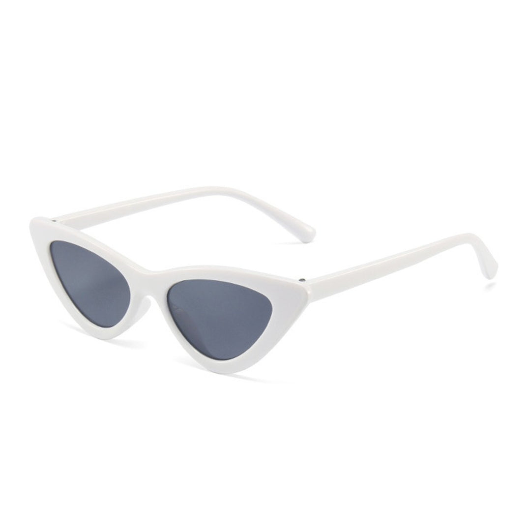 Women Sunglasses Eye-catching Solid Construction Plastic Fashionable Women Small Frame Sunglasses for Summer Image 3