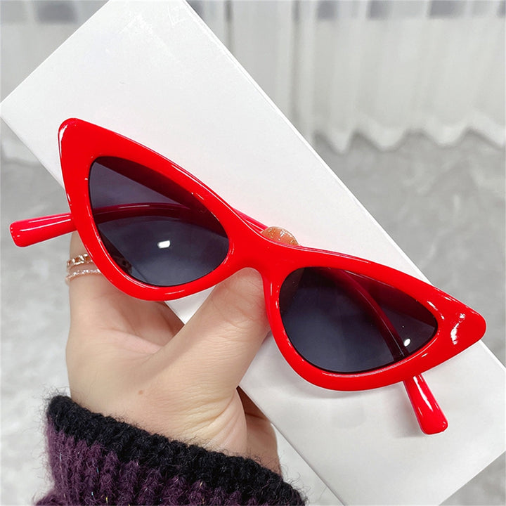 Women Sunglasses Eye-catching Solid Construction Plastic Fashionable Women Small Frame Sunglasses for Summer Image 4