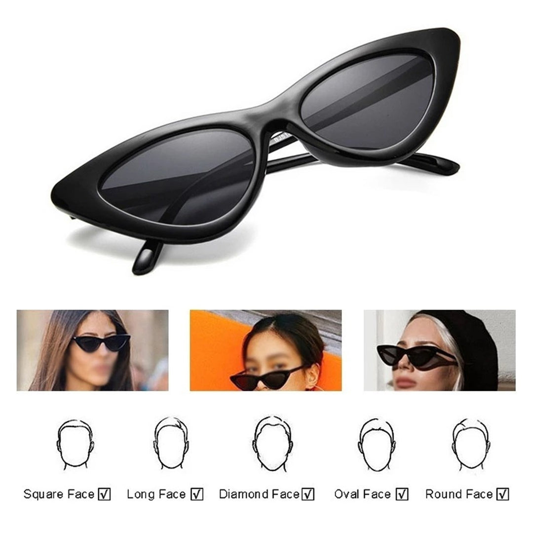 Women Sunglasses Eye-catching Solid Construction Plastic Fashionable Women Small Frame Sunglasses for Summer Image 8