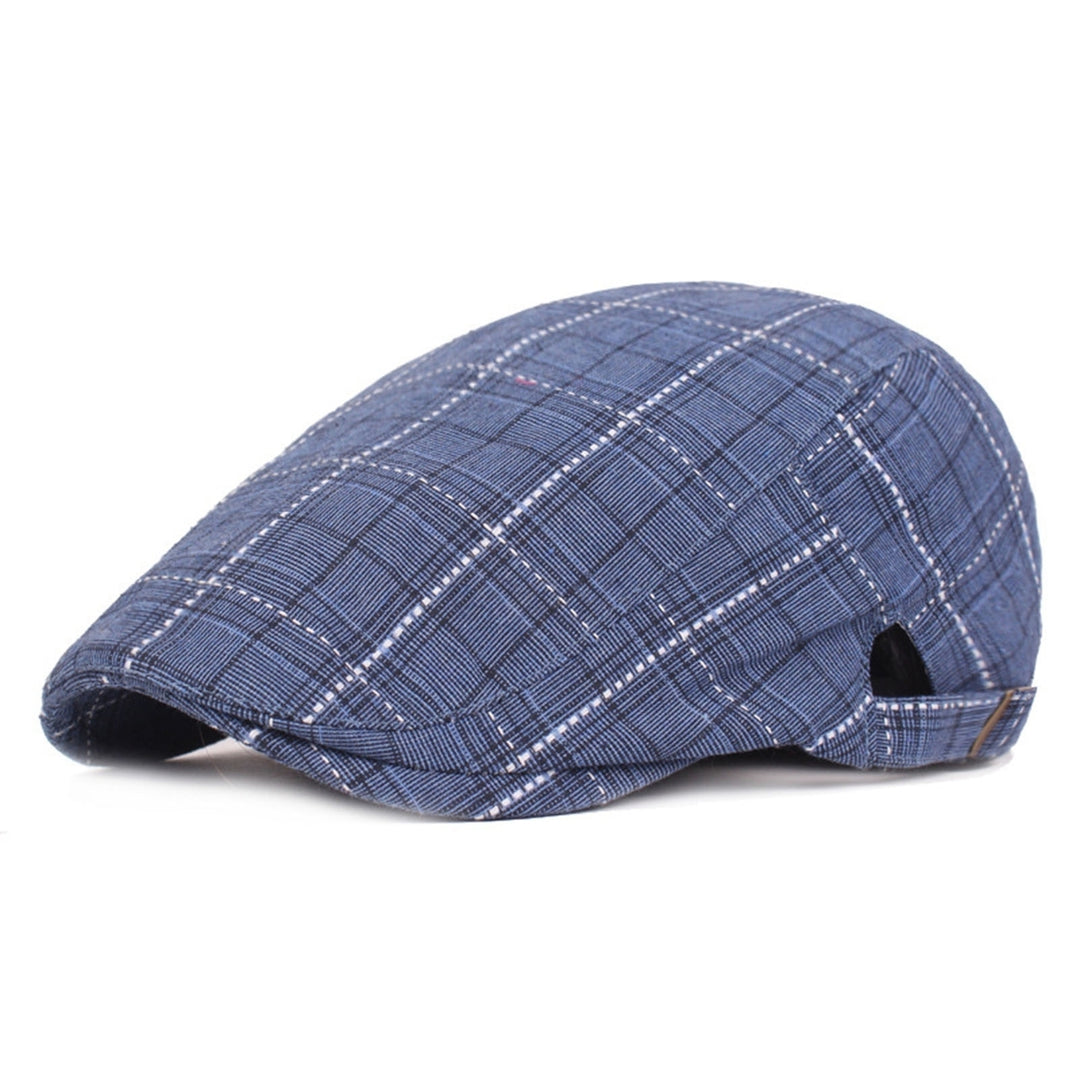Newsboy Caps British Western Style Portable Good-looking Design Men Hat for Daily Wear Image 2