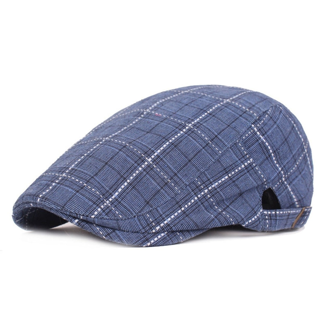 Newsboy Caps British Western Style Portable Good-looking Design Men Hat for Daily Wear Image 1