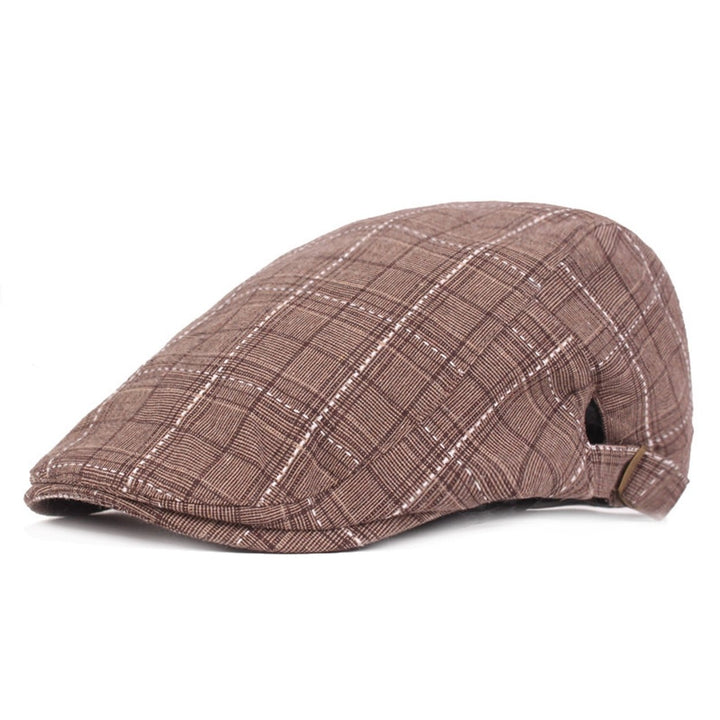 Newsboy Caps British Western Style Portable Good-looking Design Men Hat for Daily Wear Image 1