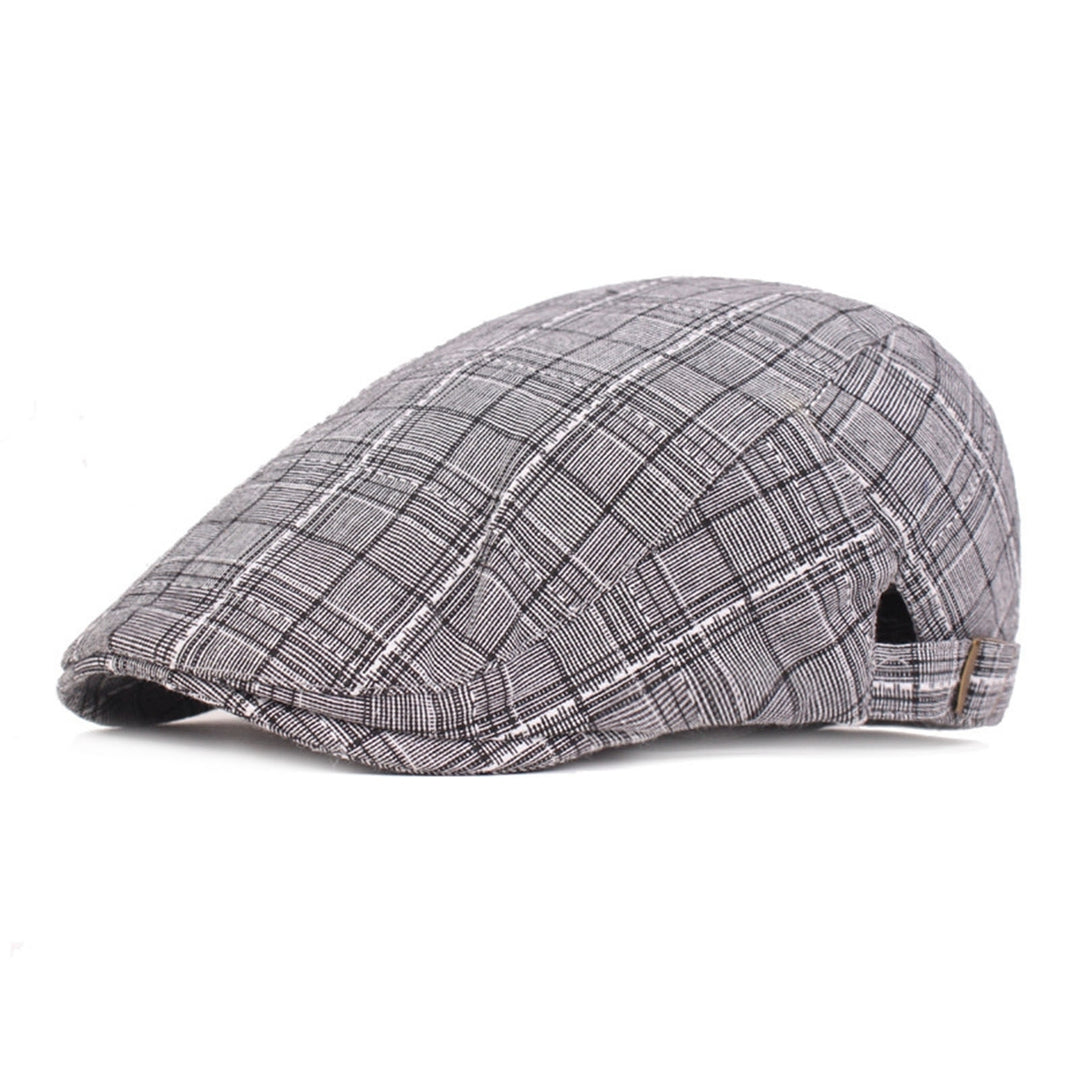 Newsboy Caps British Western Style Portable Good-looking Design Men Hat for Daily Wear Image 4