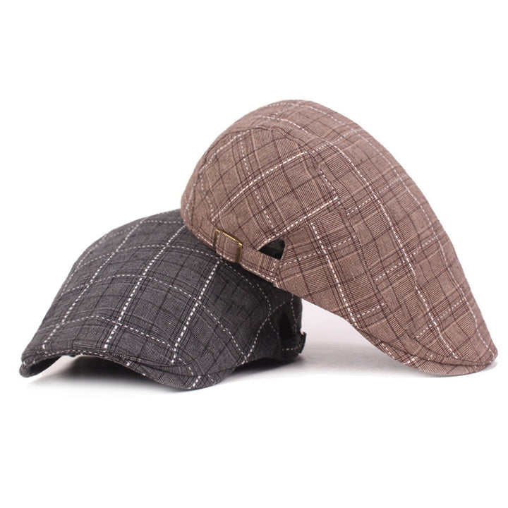 Newsboy Caps British Western Style Portable Good-looking Design Men Hat for Daily Wear Image 7