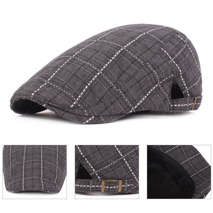 Newsboy Caps British Western Style Portable Good-looking Design Men Hat for Daily Wear Image 9
