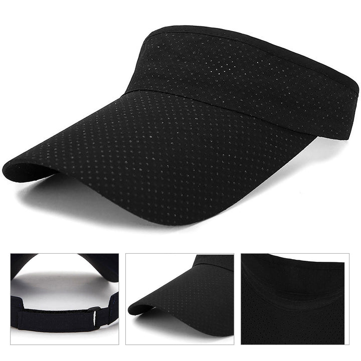 Sunshade Cap Lengthen Brim Lightweight Adjustable Design Empty Top Baseball Hat for Men Women Image 8