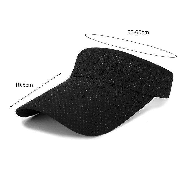 Sunshade Cap Lengthen Brim Lightweight Adjustable Design Empty Top Baseball Hat for Men Women Image 11