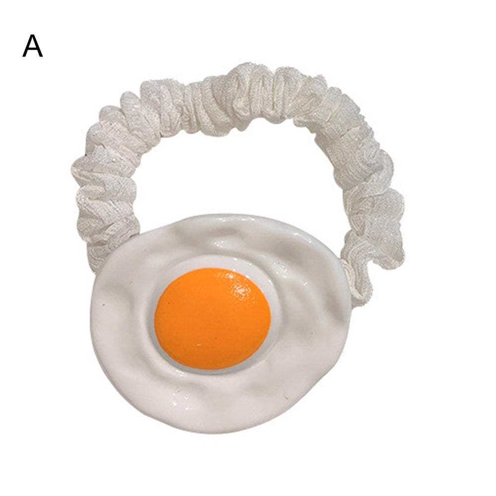 Hair Clip Creative Shape Super Soft 5 Styles Poached Egg Shape BB Clip Hairpin Decor for Daily Wear Image 2