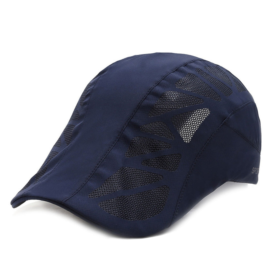 Men Sun Hat Hollow Out Mesh Sun Protection Quick Dry Summer Advanced Hat for Hiking Image 4