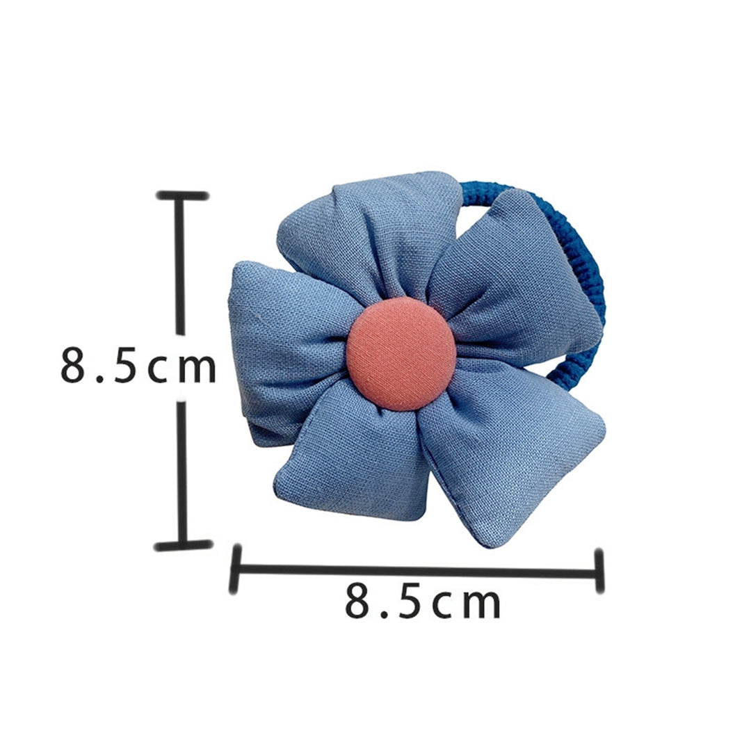 Hair Scrunchies Creative Shape Super Soft Fabric Stretchy Hair Loop Baby Girl Hair Accessories for Girl Image 12