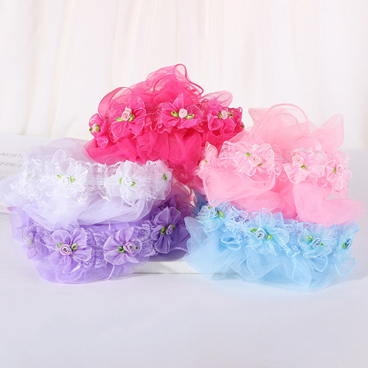 Toddler Headband Eye-catching Delicate Texture Chiffon Baby Girl Headband Infant Photography Props for Party Image 7