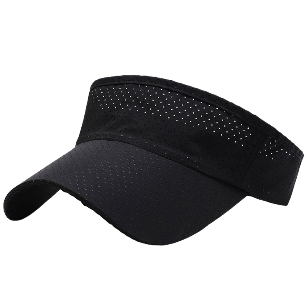 Women Hat Unisex UV Protection Empty Top Sunscreen Tennis Cap for Running Image 2
