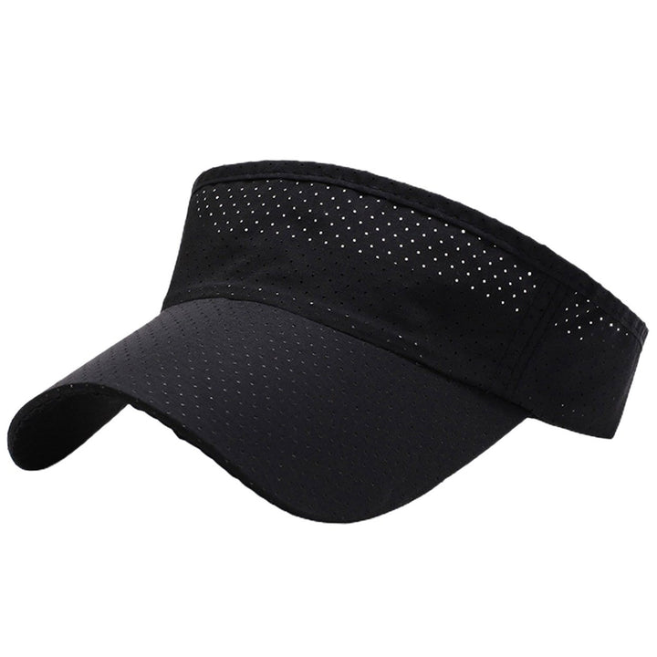 Women Hat Unisex UV Protection Empty Top Sunscreen Tennis Cap for Running Image 1