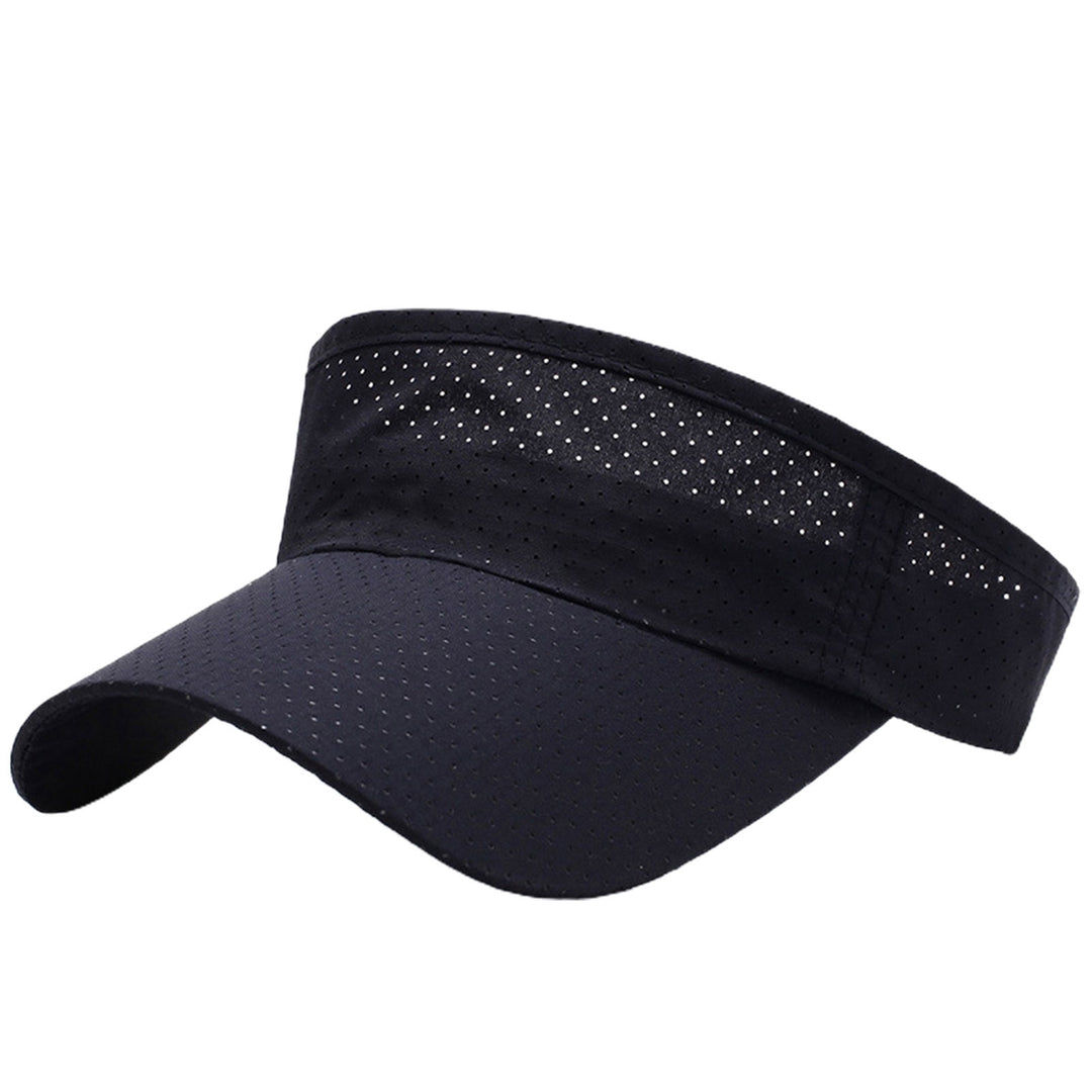 Women Hat Unisex UV Protection Empty Top Sunscreen Tennis Cap for Running Image 4