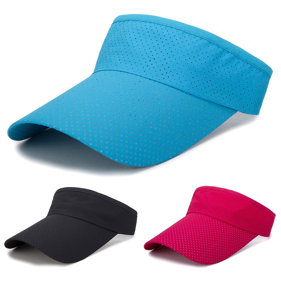Sunshade Cap Lengthen Brim Breathable Ultralight Empty Top Baseball Hat for Daily Life Image 3